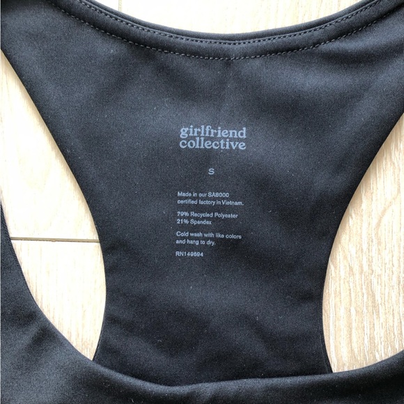 GIRLFRIEND COLLECTIVE Dylan Tank & Compressive Pocket Leggings Outfit Black -S - Picture 3 of 11